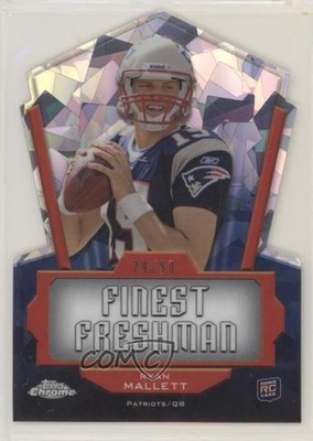 2011 Chrome Finest Freshman Crystal Atomic Refractor 29/50 Ryan Mallett #RM 5c9