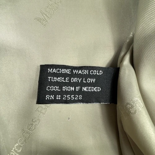 Vintage Mercedes Benz Jacket Mens Large Beige Windbreaker Coat Full Zip Lined image 15