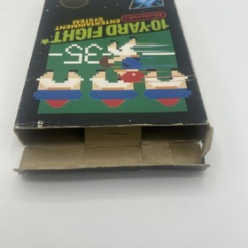 10-Yard Fight Nintendo NES 5-screw Black Box Hangtab Sleeve Foam Tested Case
