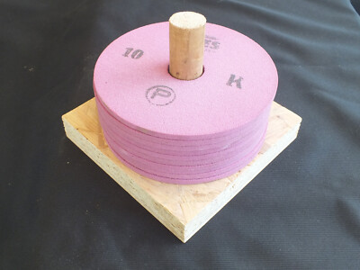 10 Schleifscheiben Schärfscheiben Niles 160x6x32 mm rosa 10K HSS  CV-Sägeblätter