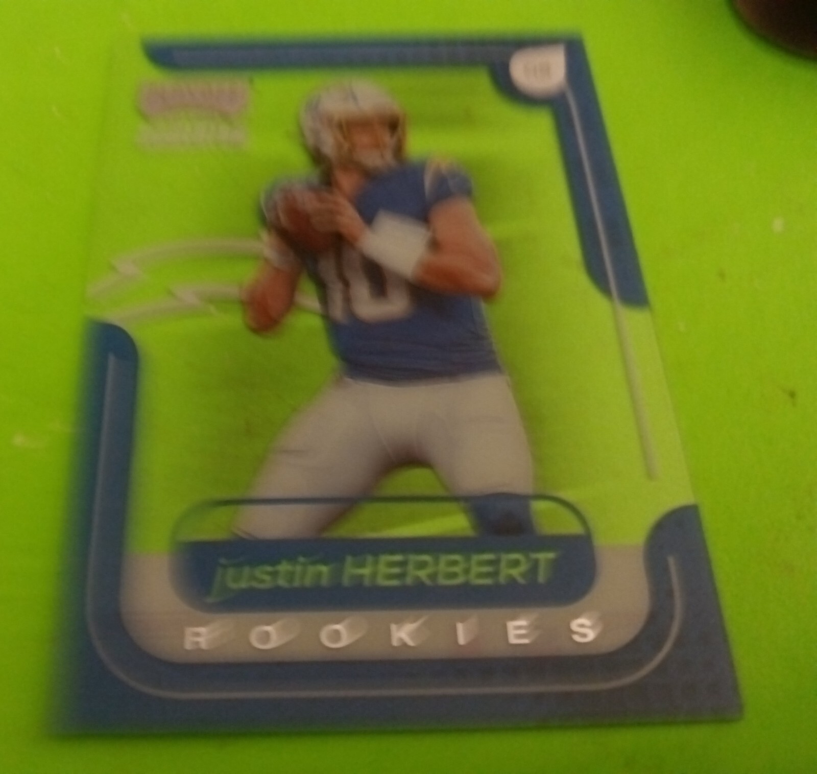 Justin Herbert 2020 Chronicles Playoff Momentum M-3 ROOKIE RC MINT LA Chargers