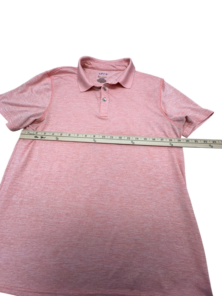 APT. Polo 9 Business Casual Masculino Tamanho Médio Performance Premier Flex Pêssego - Imagem 4 de 4
