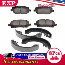 Brake Pads and Drum Shoes Kits For Toyota Corolla Front Rear Ceramic