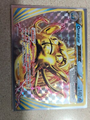 omastar break pokemon card price Omastar BREAK 19/124 - Ultra Rare XY Fates Collide Pokemon Card - NM Near  Mint