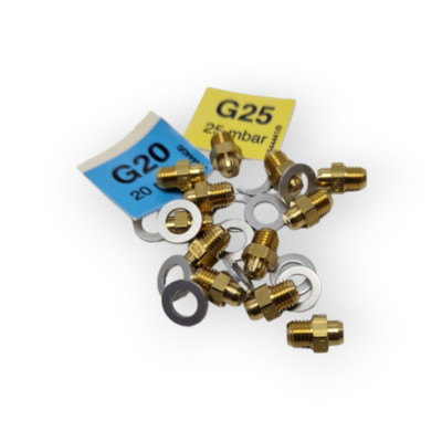 FERROLI 39843700 12 METHANE GAS NOZZLES G20 Ø 1.25 FOR WATER HEATER BOILER
