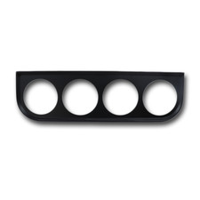 Motor Meter Racing Universal 4 Hole Gauge Mounting Panel Black 52mm 2-116 Inch