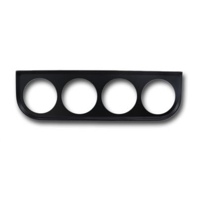 MOTOR METER RACING Universal 4 Hole Gauge Mounting Panel Black 52mm 2-1/16 inch