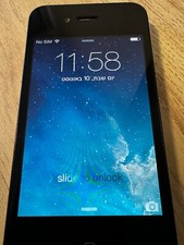 Apple iPhone 4 Black 32 GB Unlocked A1332 No Box Perfect Condition 90 