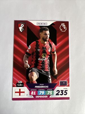Ryan Fredericks Adrenalyn PLUS 2023 KARTE # 14 Neuzustand