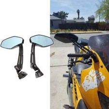 Für Honda CBR600 CBR600RR CBR900RR 1000RR Schwarz Motorrad Rückspiegel Spiegel