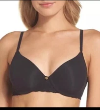 NATORI 721154 Bliss Perfection T-shirt Bra Black New Size 38B