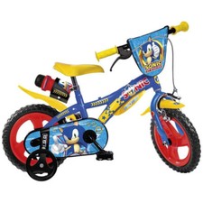 Vélo 12 Sonic pour Enfant Avec Bouclier Roues Bidon Garde-Boue Dino Bikes