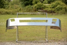 Volvo VNL Bumper Chome with Fog Light Cutouts and Brackets Made in USA 2012-2017