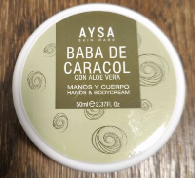 AYSA - Baba de Caracol con Aloe Vera Creme Manos y Cuerpo Feuchtigkeitscreme mit