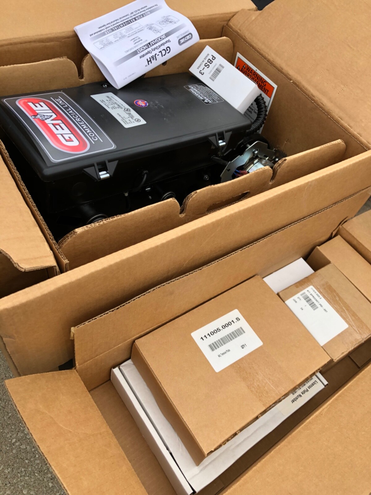 NEW Commercial Genie Jackshaft Door Opener System Model OPGSXJ5003B 1/2