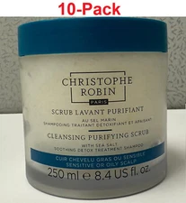 Christophe Robin Cleansing Purifying Scrub, 8.4 Fl. oz, Pack of 10