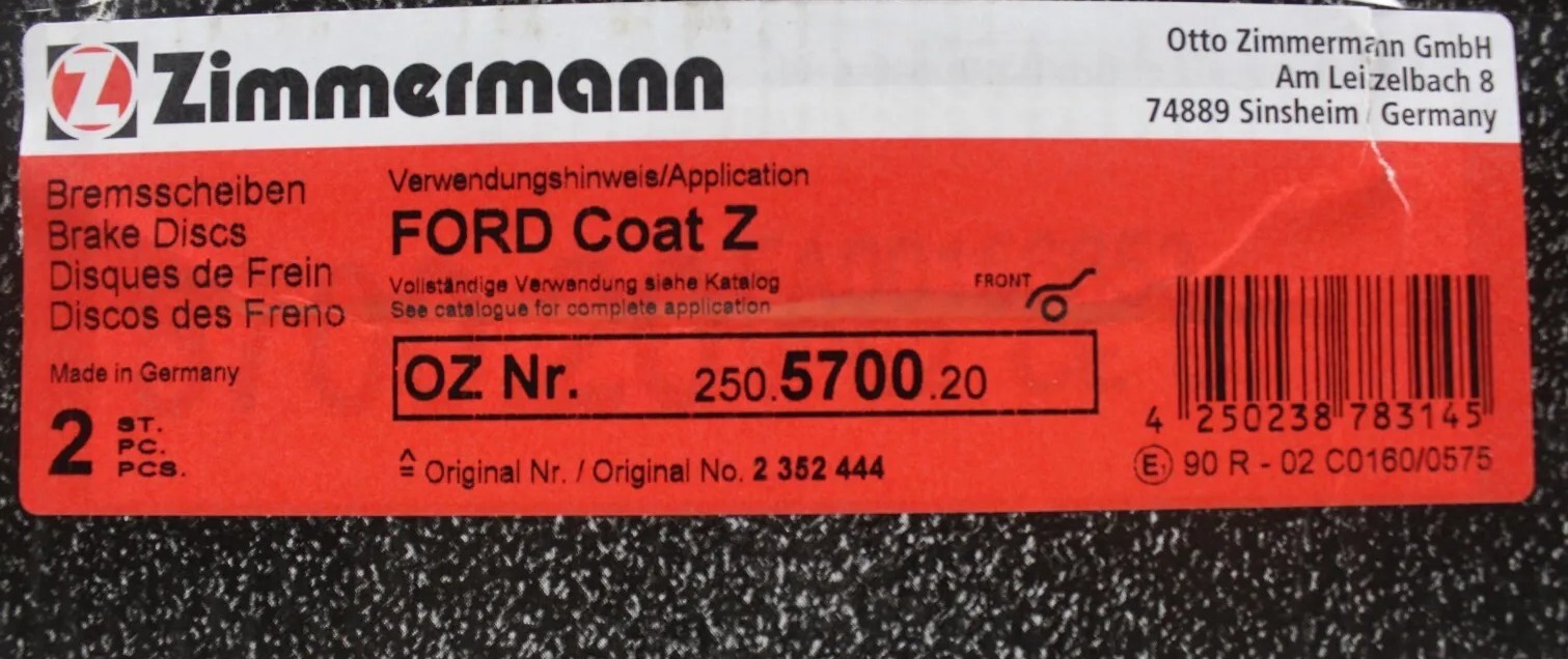 Coppia Dischi Freno Anteriori ZIMMERMANN 330x24 Mm – Forati 6/5 – Omologati ECE R90 – Compatibili BMW Serie 5, X3, X4 - 3