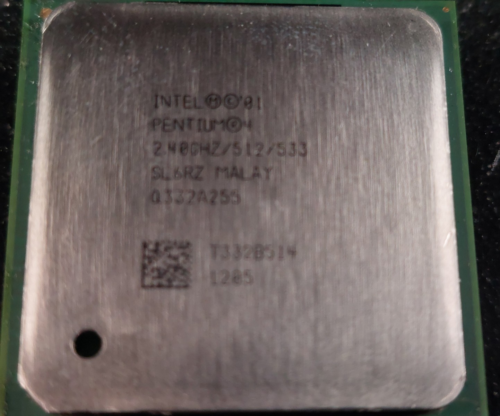 Intel® Pentium® 4 Processor 2.40 GHz, 512K Cache, 533 MHz FSB P/N: SL6RZ