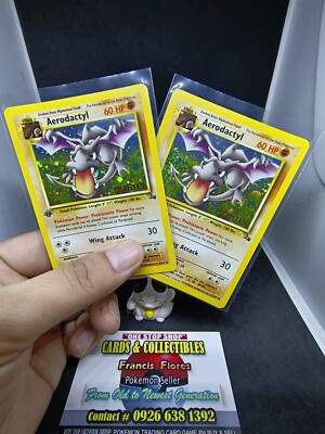 Aerodactyl 英語版 1/62 1st Edition Aerodactyl 1/62 Rare Holo - Fossil Set - Pokémon Card