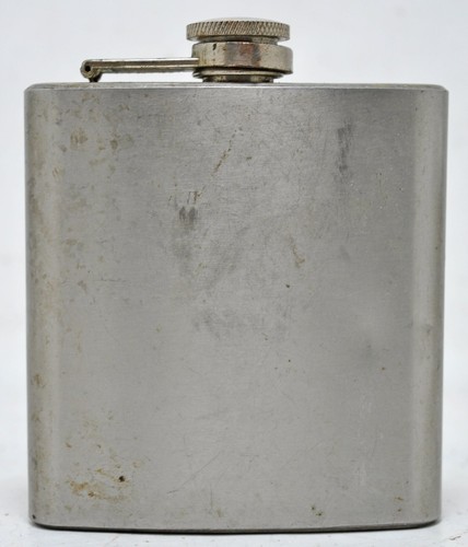 Vintage Brass Alcohol Whisky Flask Bottle Original Old Hand Crafted - Picture 5 of 10