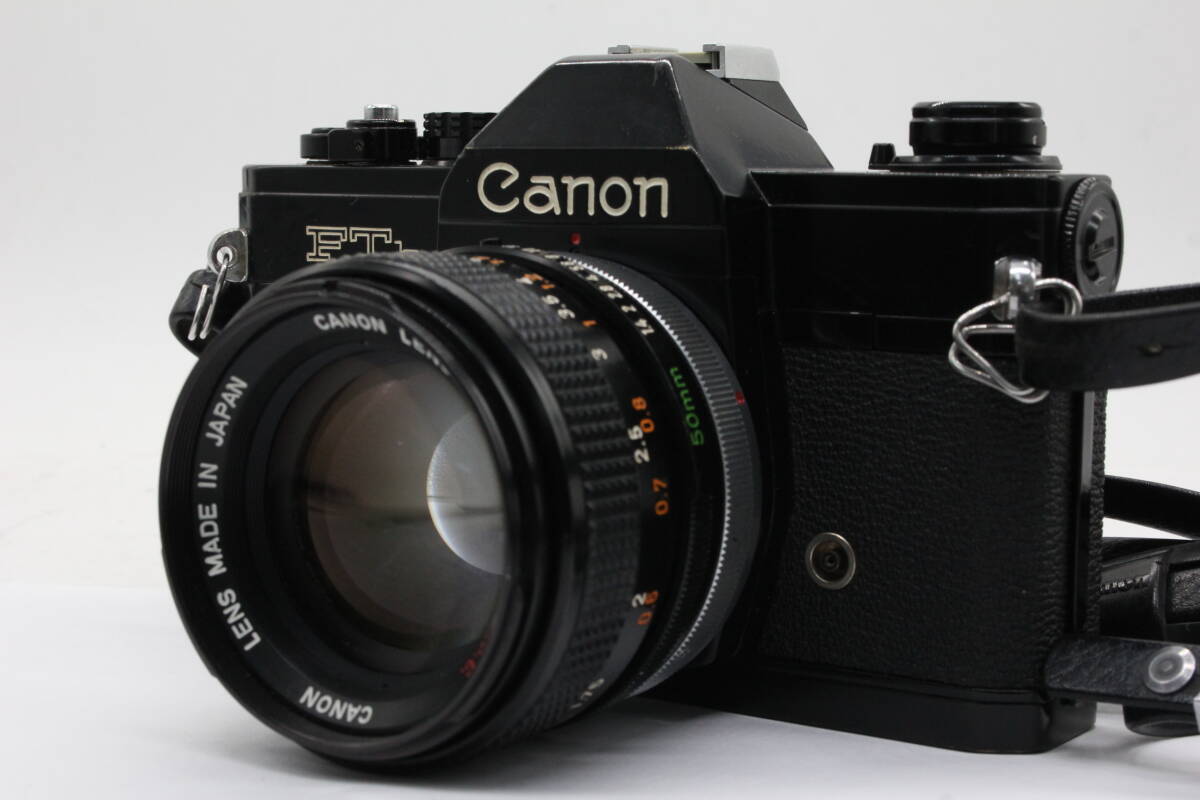 CANON FT b一眼レフフィルムカメラ・レンズFD50/1.4 S.S.C.