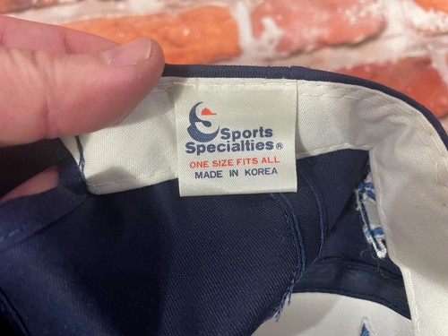 De colección North Carolina Tar Heels Deportes Especialidades Guiones Snapback Años 90 Sombrero - Imagen 4 de 10