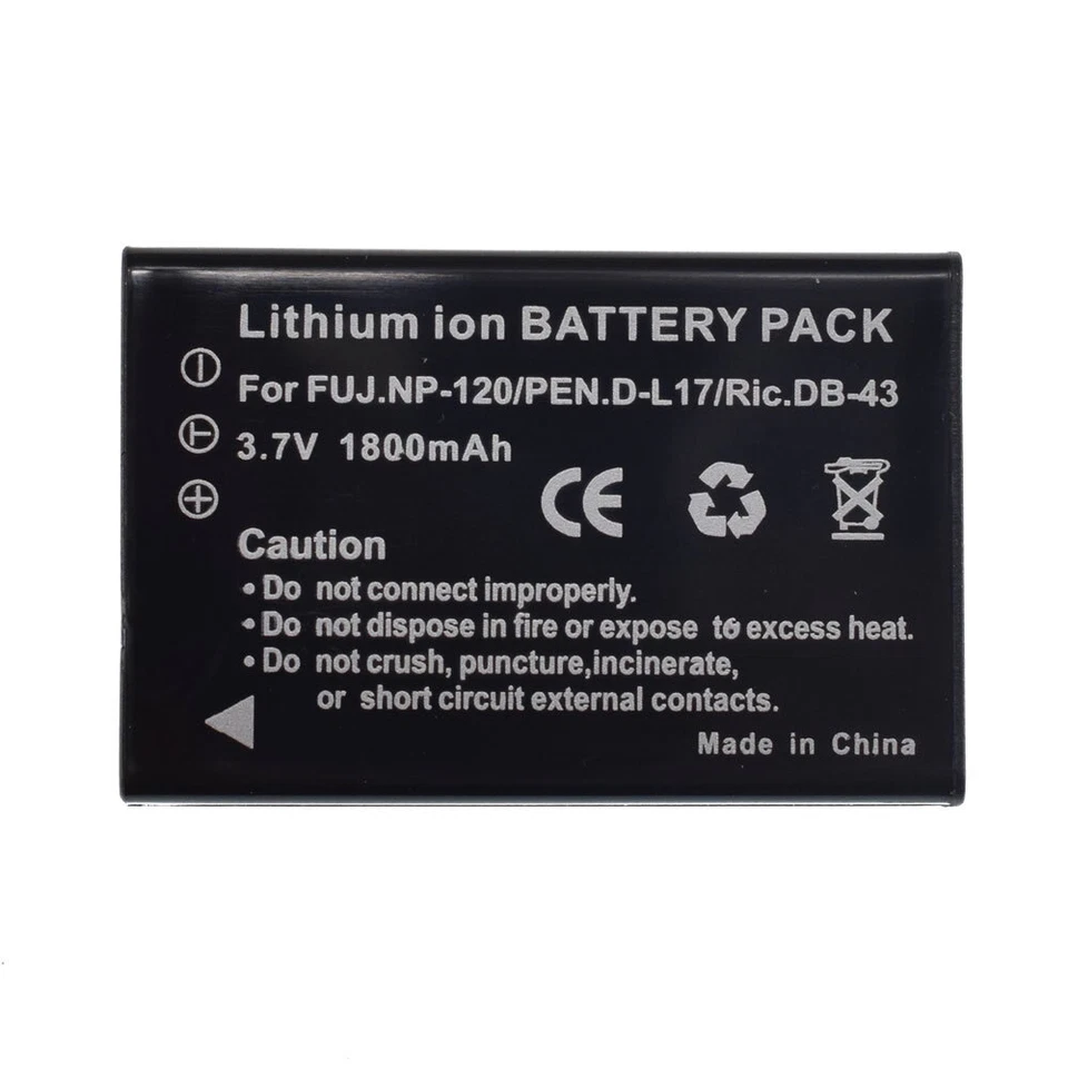 2x Rechargeable Camera Battery for Ordro HDV-D80S HDV-D320 Besteker Pro 4K AC1 - Image 4 of 4