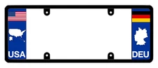 DFS Germany DEU Patented License Plate Frame Holder