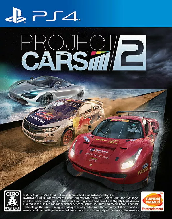 Project CARS 2 Sony Playstation 4 PS4 Video Games From Japan Tracking USED