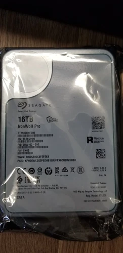Seagate IronWolf Pro ST16000NE000 16TB 7200rpm SATA III 3.5" RECERTIFIED NEW