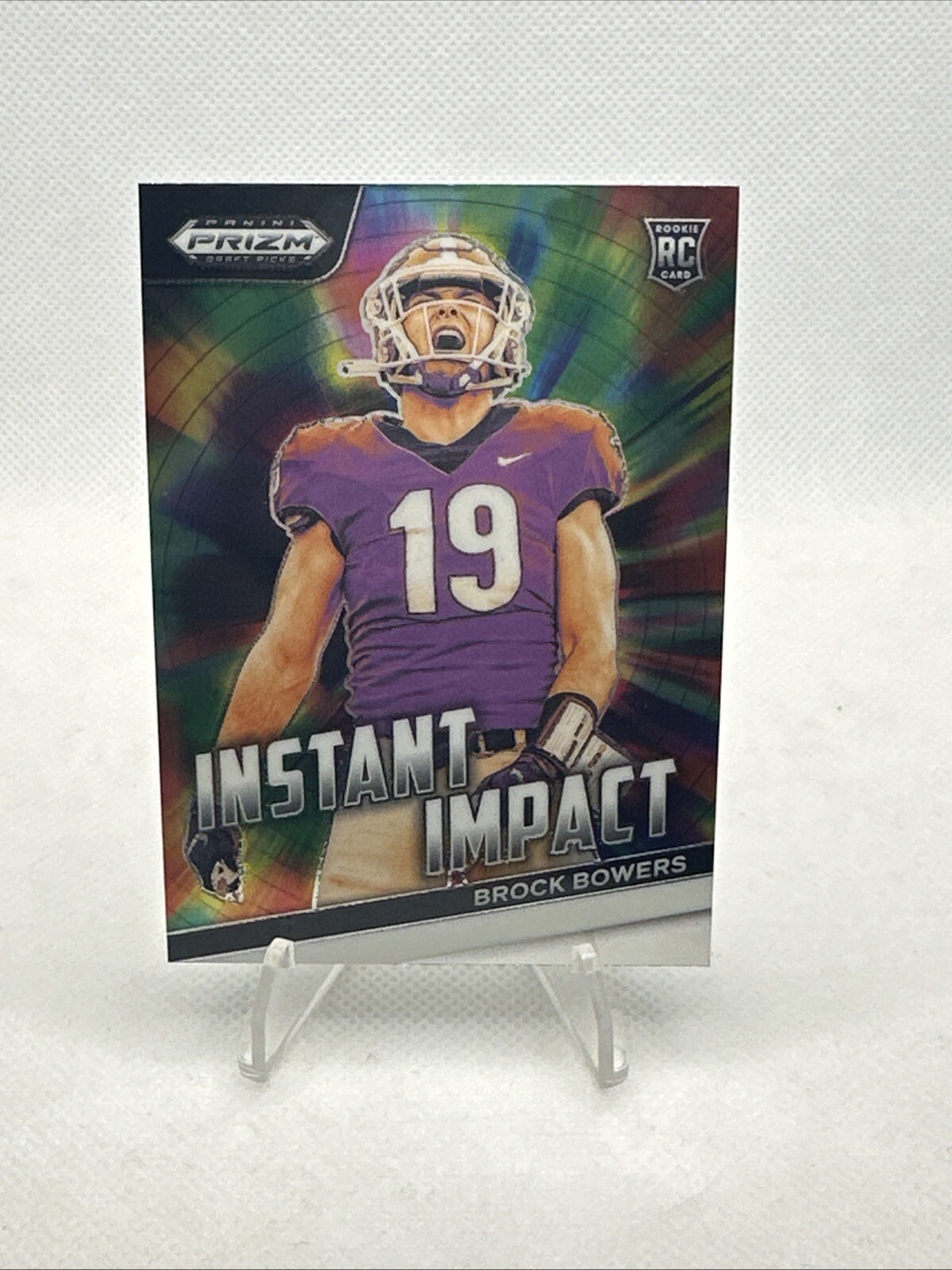 2024 Panini Prizm DP #IIBB Brock Bowers (RC) (Instant Impact)