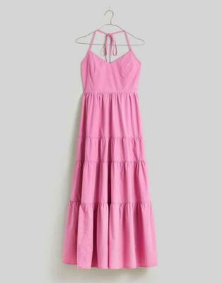 nwt madewell sidonie poplin maxi dress l large NL119 | eBay