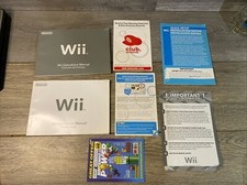 Lot of Nintendo Wii Console Operation Manuals  Original Documents