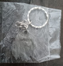 NEW Vintage 1983 I Love My Dog Rawcliffe Pewter Keychain Keyring Dog Maltese