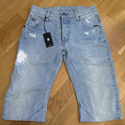 G-Star Raw ARC 3D SLIM Custom Denim Blue Shorts Men's Size