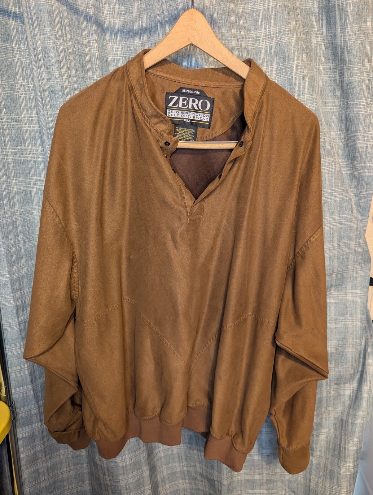 Zero Restriction MicroSuede Snap Pullover Golf Co… - image 1