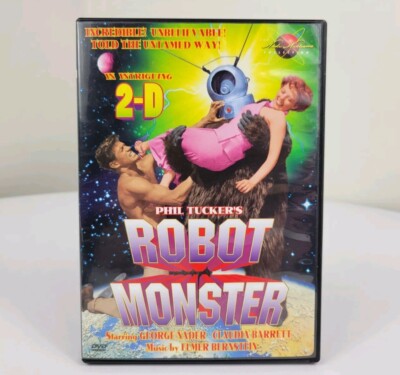 Phil Tucker's ROBOT MONSTER (1953) DVD George Nader Wade Williams + Insert