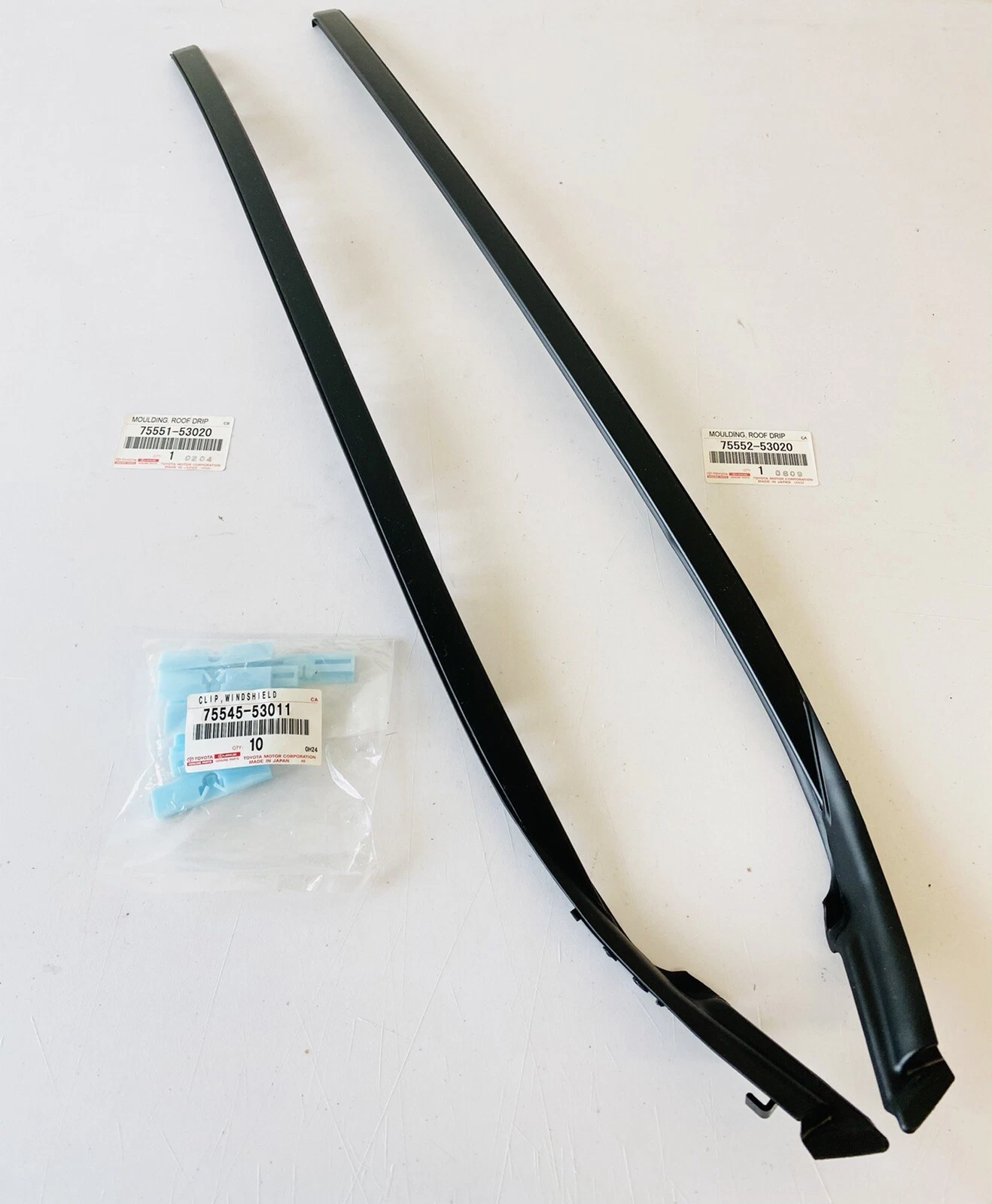 Genuine OEM Lexus 2006-2013 IS250 IS350 Windshield Moulding Trim Set Clips NEW