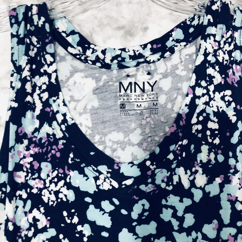 Maxi Vestido MNY Marc New York Floral Para Mujer Talla Mediana Sin Mangas Solero Foto 3 de 4