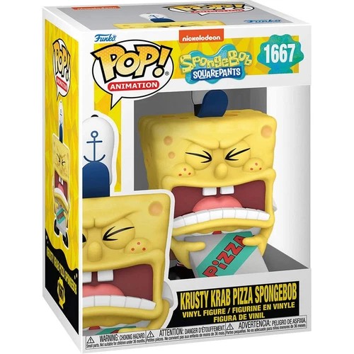 SpongeBob SquarePants 25th Anniversary Krusty Krab Pizza SpongeBob Funko Pop! Vi
