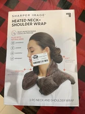 Sharper Image Heat Cold Neck Shoulder Wrap Lemongrass Lavender Chamomile
