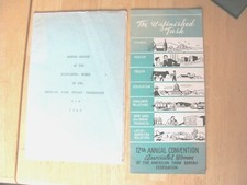 1946 WOMEN OF AMERICAN FARM BUREAU CONVENTION PROGRAM SAN FRANCISCO & REPORT 
