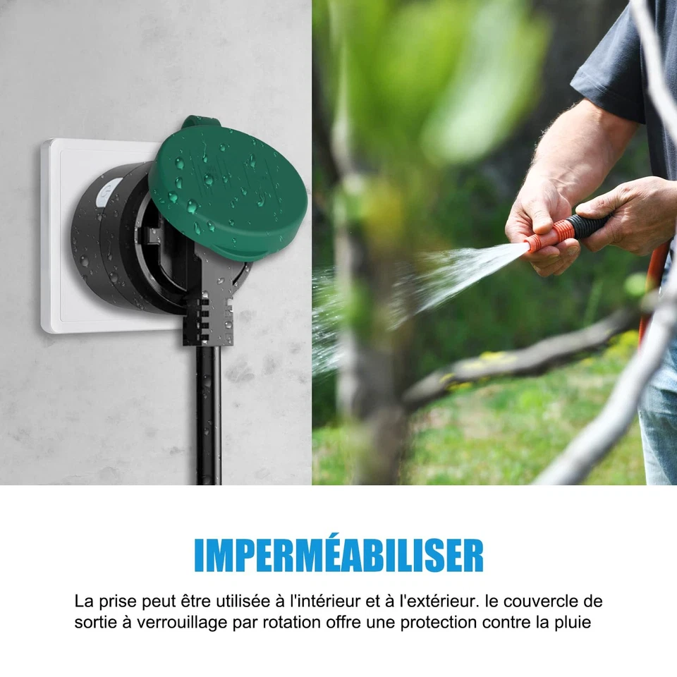 Funksteckdose Funksteckdosen für den Außenbereich IP44 Reichweite 40 m 2300 W... - Bild 4 von 4