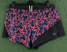 Janji 3 Floral Patterned Lined Run Ruining Shorts Men’s Size XL