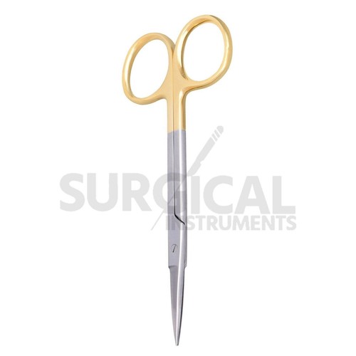 2 T/C IRIS MICRO SURGICAL SCISSORS STRAIGHT+CURVED German Grade - Picture 4 of 10