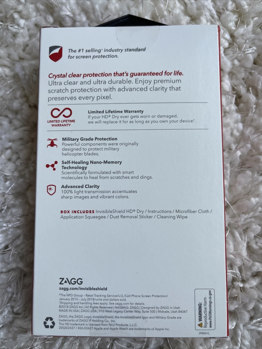Invisibleshield hd shop dry apple watch