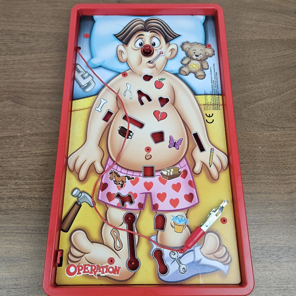 Hasbro B2176 Operation Interactive Board Game Open Box Complete  - Image 2 of 4