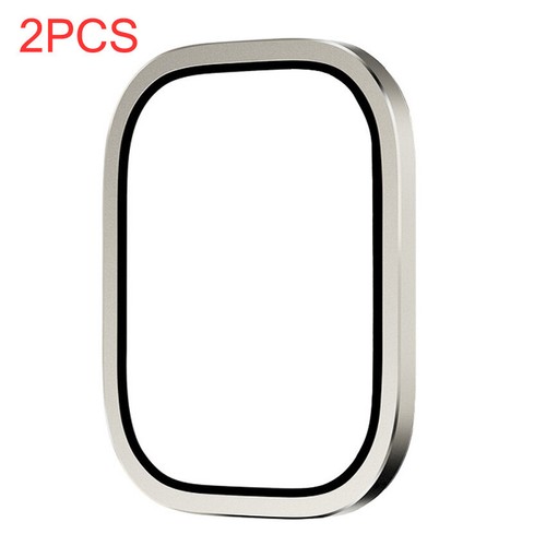 1/2PCS Tempered Glass For Apple Watch Ultra 49mm Case Metal Screen Protector - Photo 20 sur 47