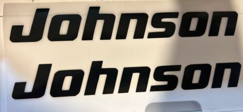 2X Johnson outboard engine decal sticker kit - Picture 2 of 4