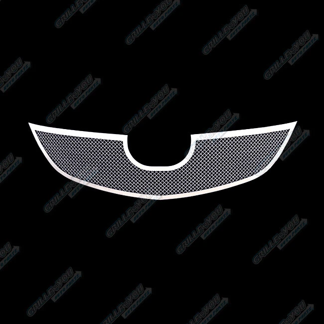 Se adapta a Mazda CX-9 2013-2015 parte superior principal de acero inoxidable con inserción de rejilla de malla cromada Foto 2 de 3